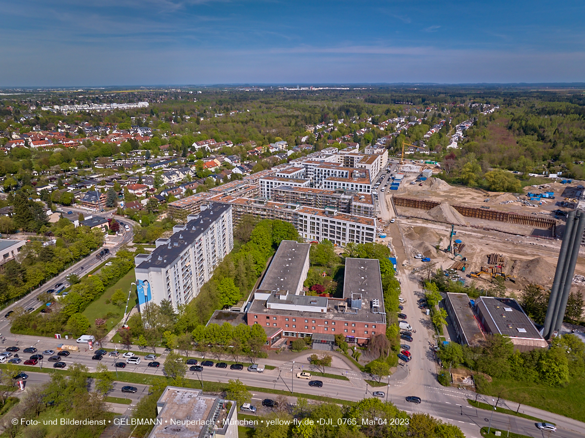 04.05.2023 - Luftbilder vom Alexisqaurtier und Pandion Verde in Neuperlach 04.05.2023 - Luftbilder vom Alexisqaurtier und Pandion Verde in Neuperlach